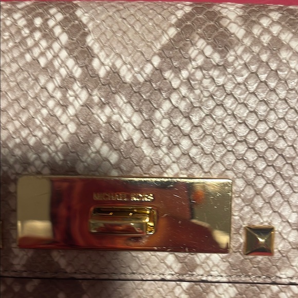 Michael Kors Snake Print Clutch - Picture 5 of 7